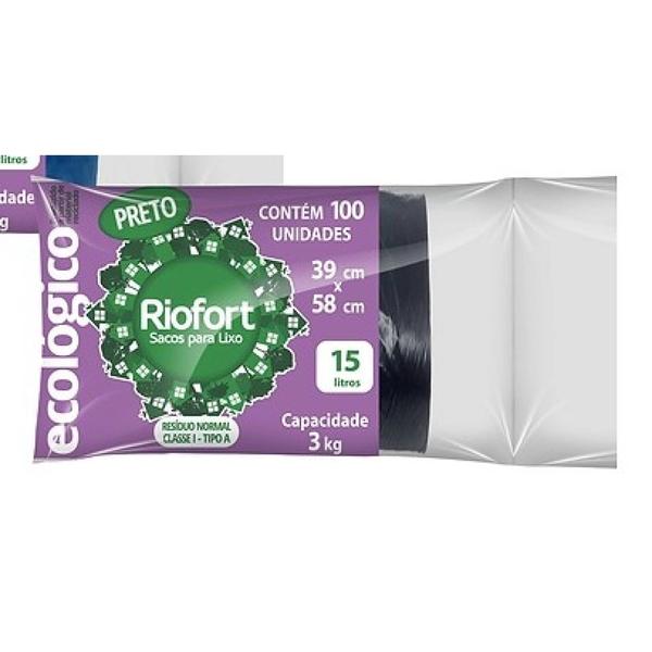 SACO DE LIXO RIOFORT 15L