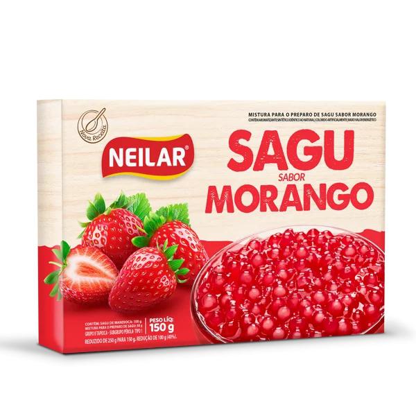 SAGU NEILAR 250G MORANGO C 12 R1481