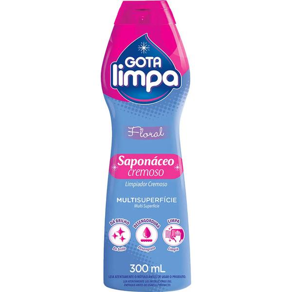 SAPONACEO GOTA LIMPA CREMOSO FLORAL 300M