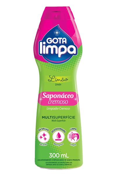 SAPONACEO GOTA LIMPA CREMOSO LIMAO 300ML