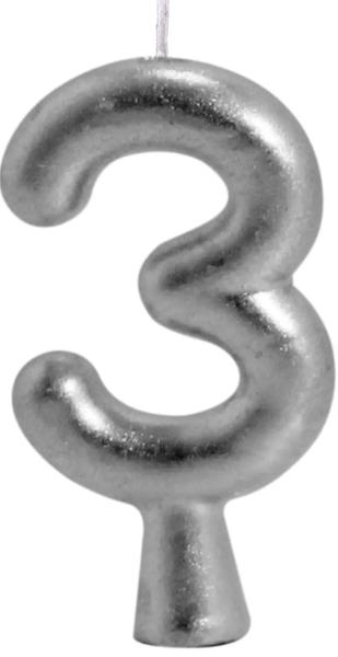 VELA GLAMOUR PRATA N.3