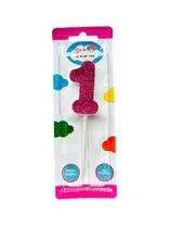 VELA GLAMOUR ROSA N.1