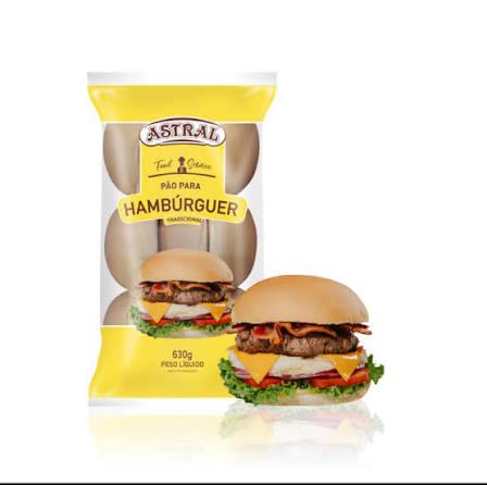PAO HAMB LISO 630G ASTRAL