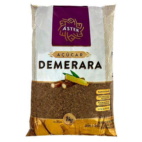 ACUCAR DEMERARA ASTER 1KG