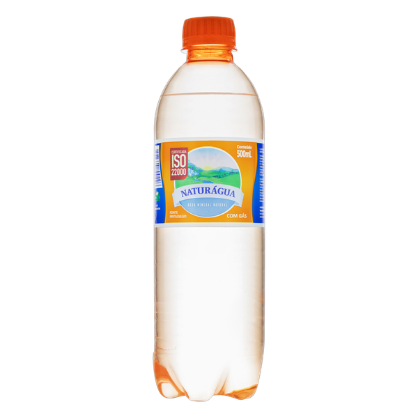 AGUA MINERAL NATURAGUA 500ML C GAS