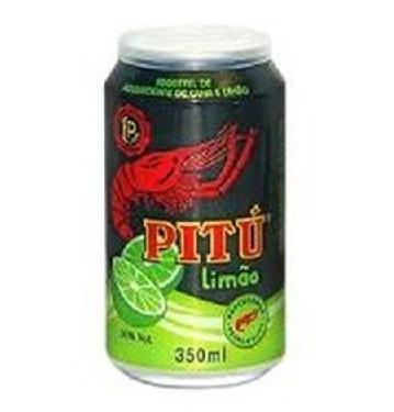 AGUARDENTE PITU LT 350ML LIMAO