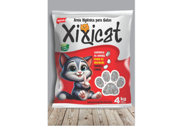 AREIA HIGIENICA XIXICAT CLASSICA 4KG UN