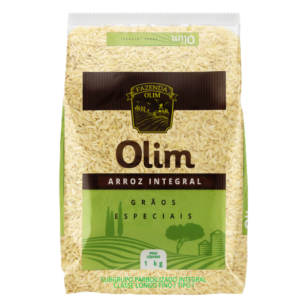 ARROZ INTEGRAL OLIM 1KG GRAOS ESPECIAIS