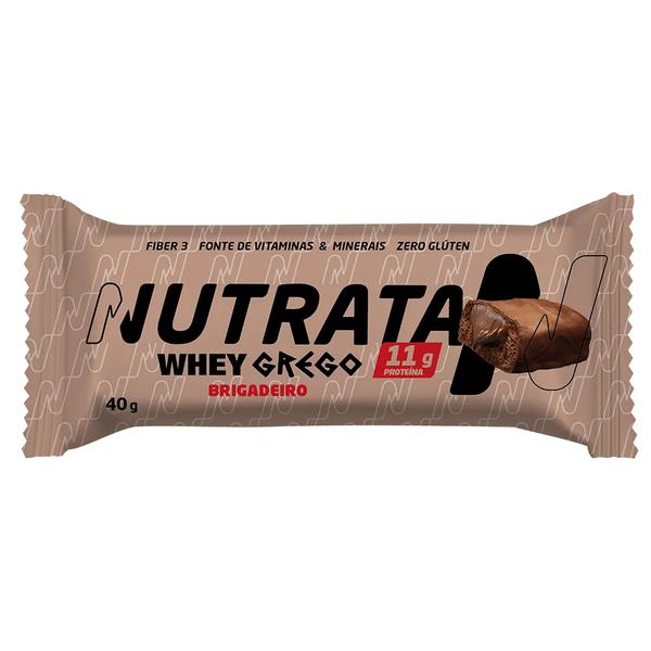 BARRA NUTRATA WHEY GREGO 40G BRIGADEIRO
