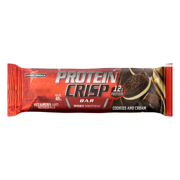BARRA PROTEIN CRISP 45G COOKIES AND CREAM