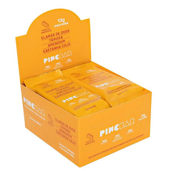 BARRA PROTEINA PINC BAR 50G AMENDOIM