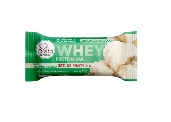 BARRA PROTEINA Q VITA 36G BEIJINHO ZERO