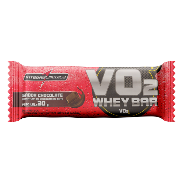 BARRA WHEY INTEGRAL MEDICA VO2 30G CHOCOLATE