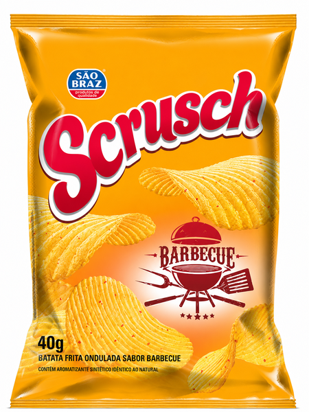 BATATA SCRUSCH 40G BARBECUE