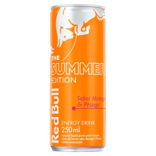 BEBIDA ENERGETICA REDBULL 250ML MORANGO/PESSEGO