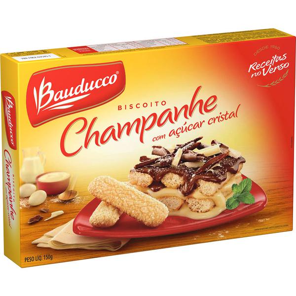 BISC BAUDUCCO CHAMPANHE 150G C ACUCAR CRISTAL