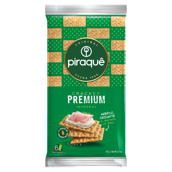 BISC CRACKER PREM PIRAQUE 150G INTEGRAL