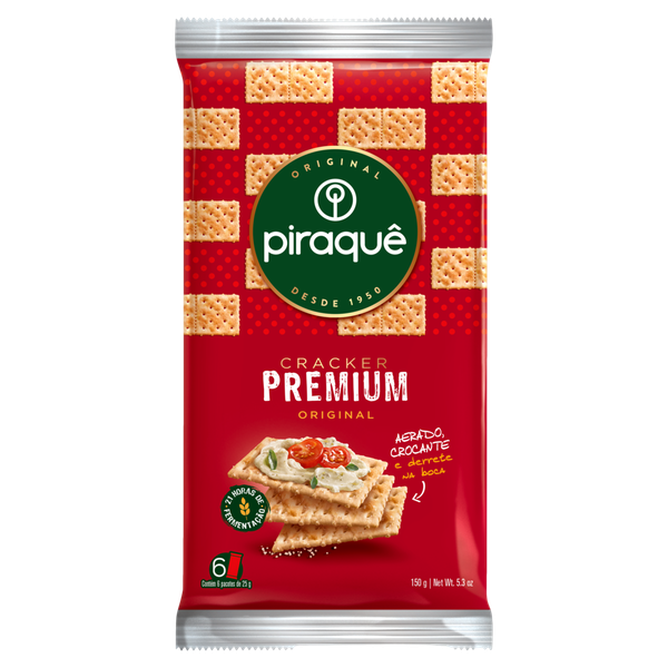 BISC CRACKER PREM PIRAQUE 150G ORIGINAL