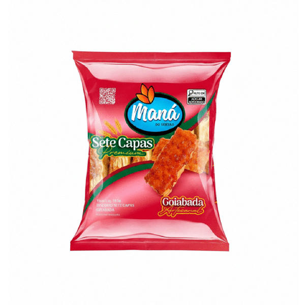 BISC MANÁ SETE CAPAS PREMIUM 155G GOIABADA
