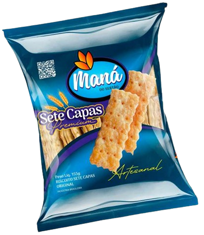 BISC MANÁ SETE CAPAS PREMIUM 155G ORIGINAL