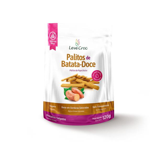 BISC PALITOS LEVE CROC 120G BATATA DOCE