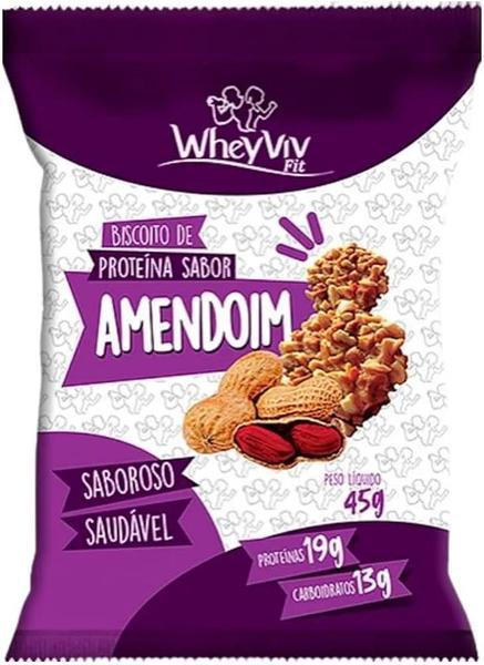 BISC PROTEINA WHEYVIV 45G AMENDOIM