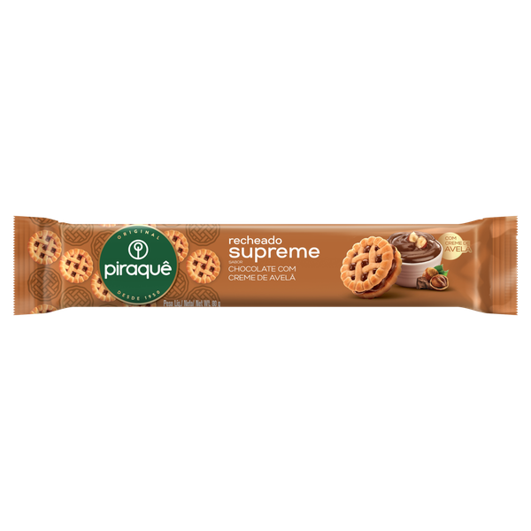 BISC SUPREME PIRAQUE 80G CREME DE AVELA