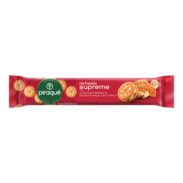 BISC SUPREME PIRAQUE 80G GELEIA DE MACA C/CANELA