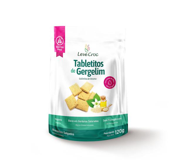 BISC TABLETITOS LEVE CROC 120G GERGELIM