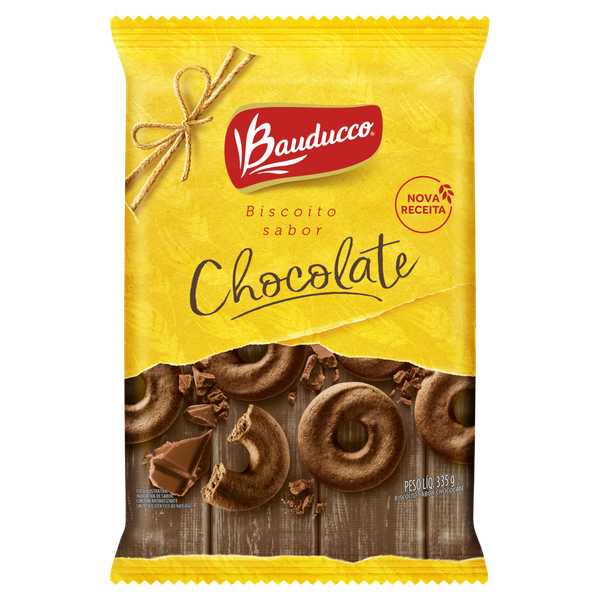 BISCOITO BAUDUCCO  335G CHOCOLATE