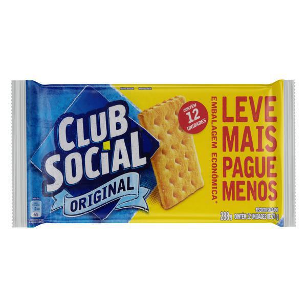 BISCOITO CLUB SOCIAL 288G ORIGINAL EMB. ECONOMICA