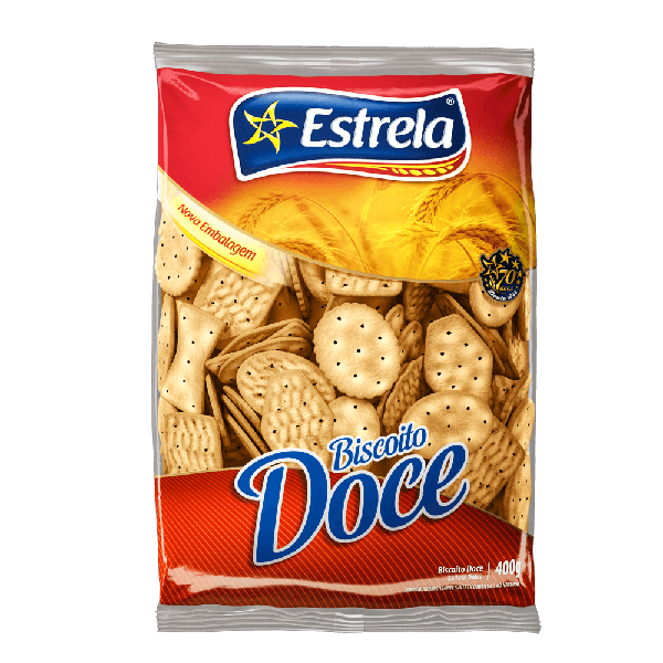 BISCOITO ESTRELA 400G DOCE