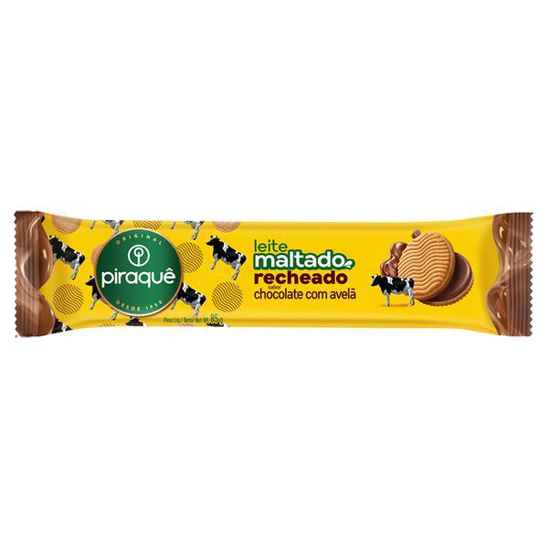 BISCOITO PIRAQUE RECHEADO 85G CHOCOLATE