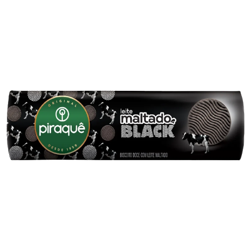 BISCOITO RECHEADO PIRAQUE 132G BLACK