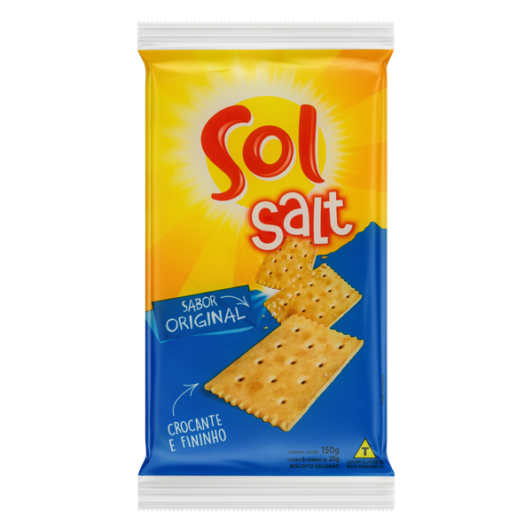 BISCOITO SOL BREAK 150G ORIGINAL
