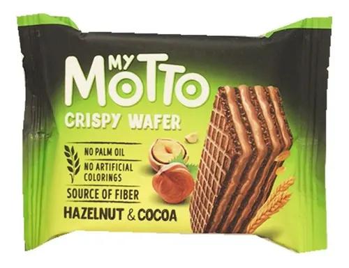 BISCOITO WAFER MOTTO AVELA E CACAU 30G