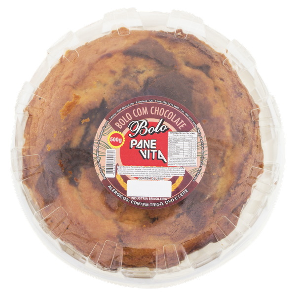BOLO PANEVITA 500G C CHOCOLATE