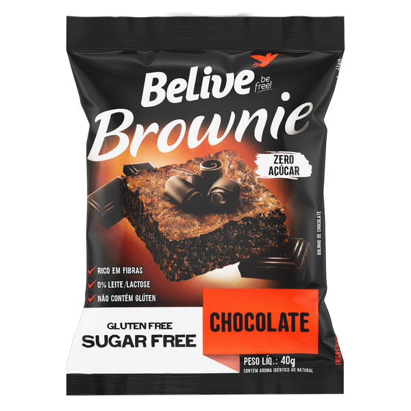 BROWNIE BELIVE 40G CHOCOLATE ZERO