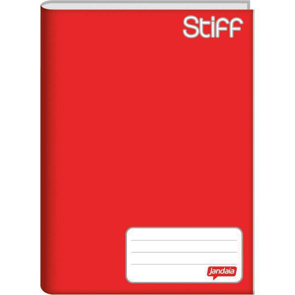 CADERNO JANDAIA CD STIFF 48FL VERMELHO
