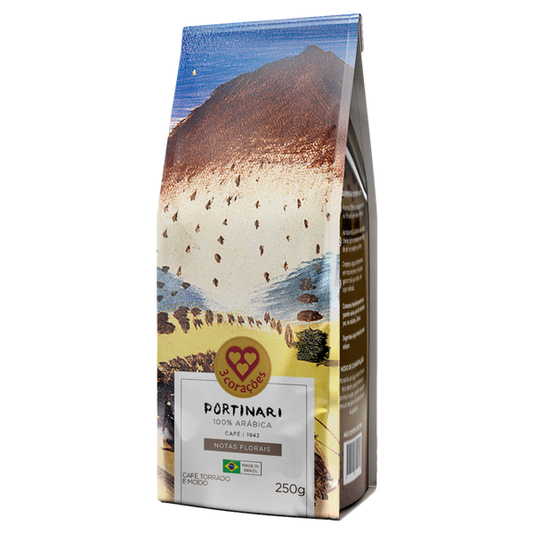 CAFE 3 CORACOES PORTINARI 250G NOTAS FLORAIS