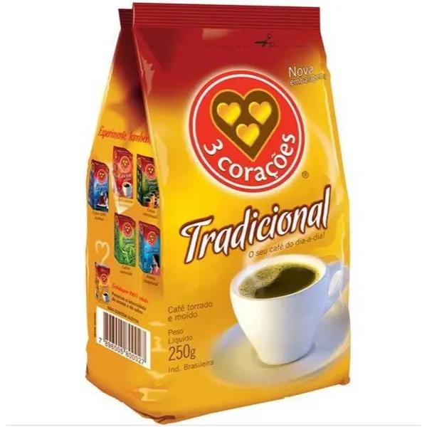 CAFE 3 CORACOES STAND 250G TRADICIONAL