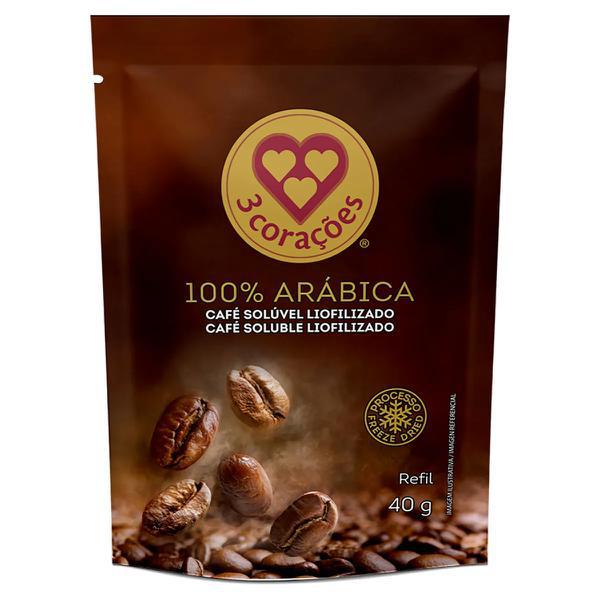 CAFE SOL LIOFILIZADO 3 CORACOES REFIL 40G