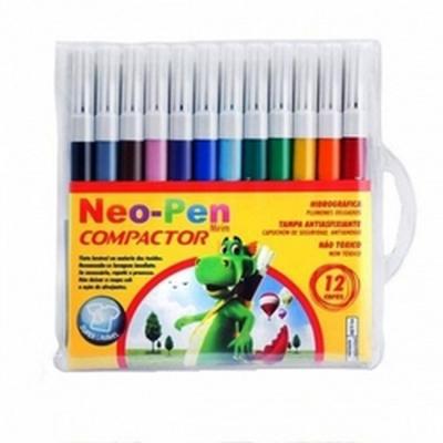 CANETA COMPACTOR MIRIM NEO PEN 12 UND/CORES