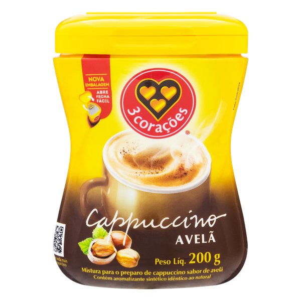 CAPPUCCINO 3 CORACOES 200G AVELA