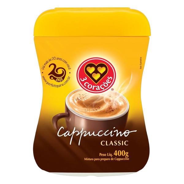 CAPPUCCINO 3 CORACOES 400G CLASSIC