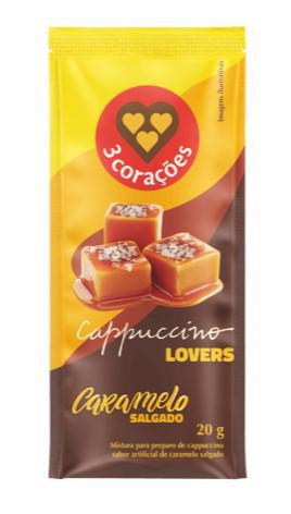 CAPPUCCINO 3 CORACOES SCH 20G CARAMELO SALGADO