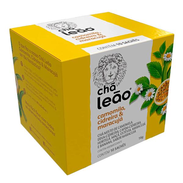 CHA LEAO 16G CAMOMILA MARACUJA CIDREIRA