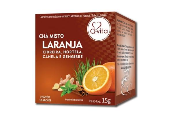 CHA Q VITA 15G LARANJA ESPECIARIAS