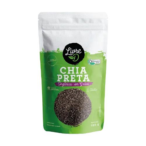 CHIA PRETA LIVRE D 120G