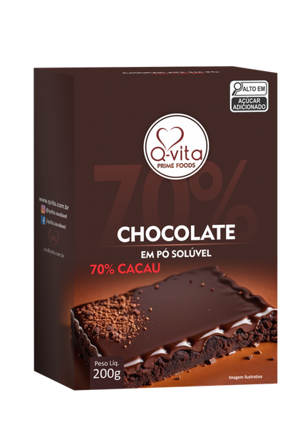 CHOCOLATE PO Q VITA 200G 70% CACAU